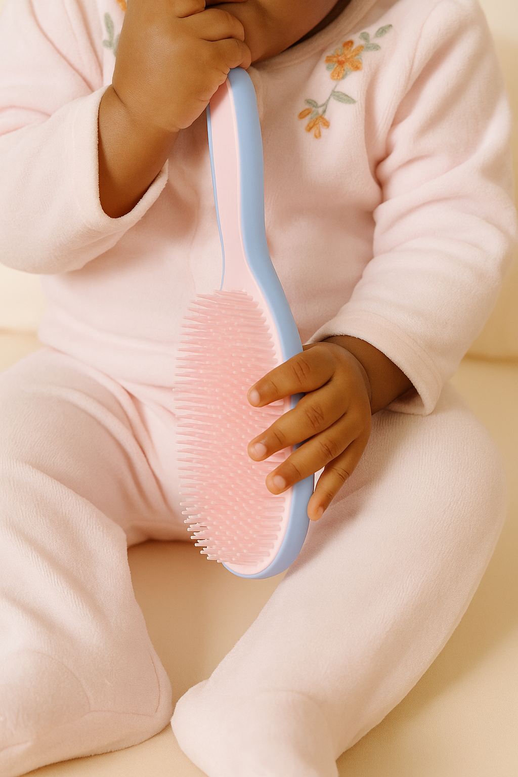 Brosse démêlante -Edition Nuage Doux-L’indispensable des premiers soins capillaires