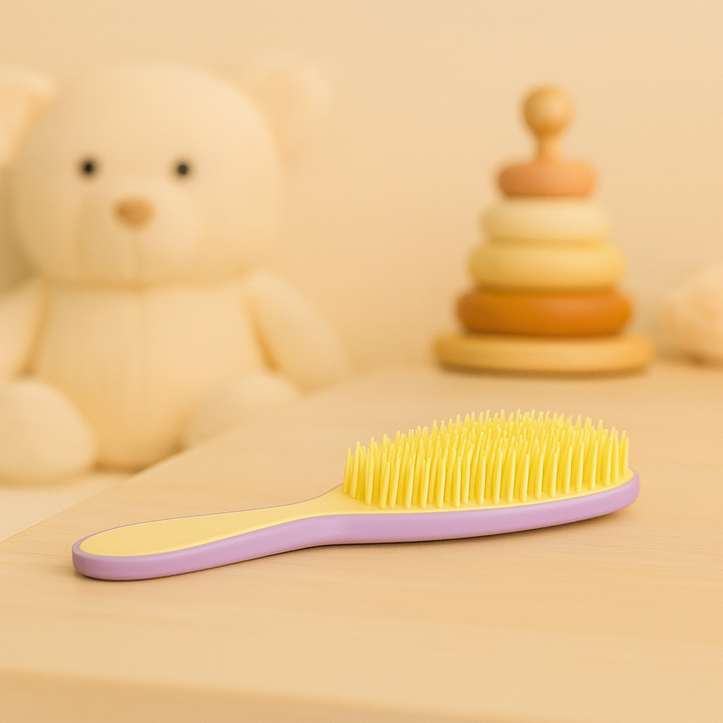 Brosse démêlante -Edition Nuage Doux-L’indispensable des premiers soins capillaires
