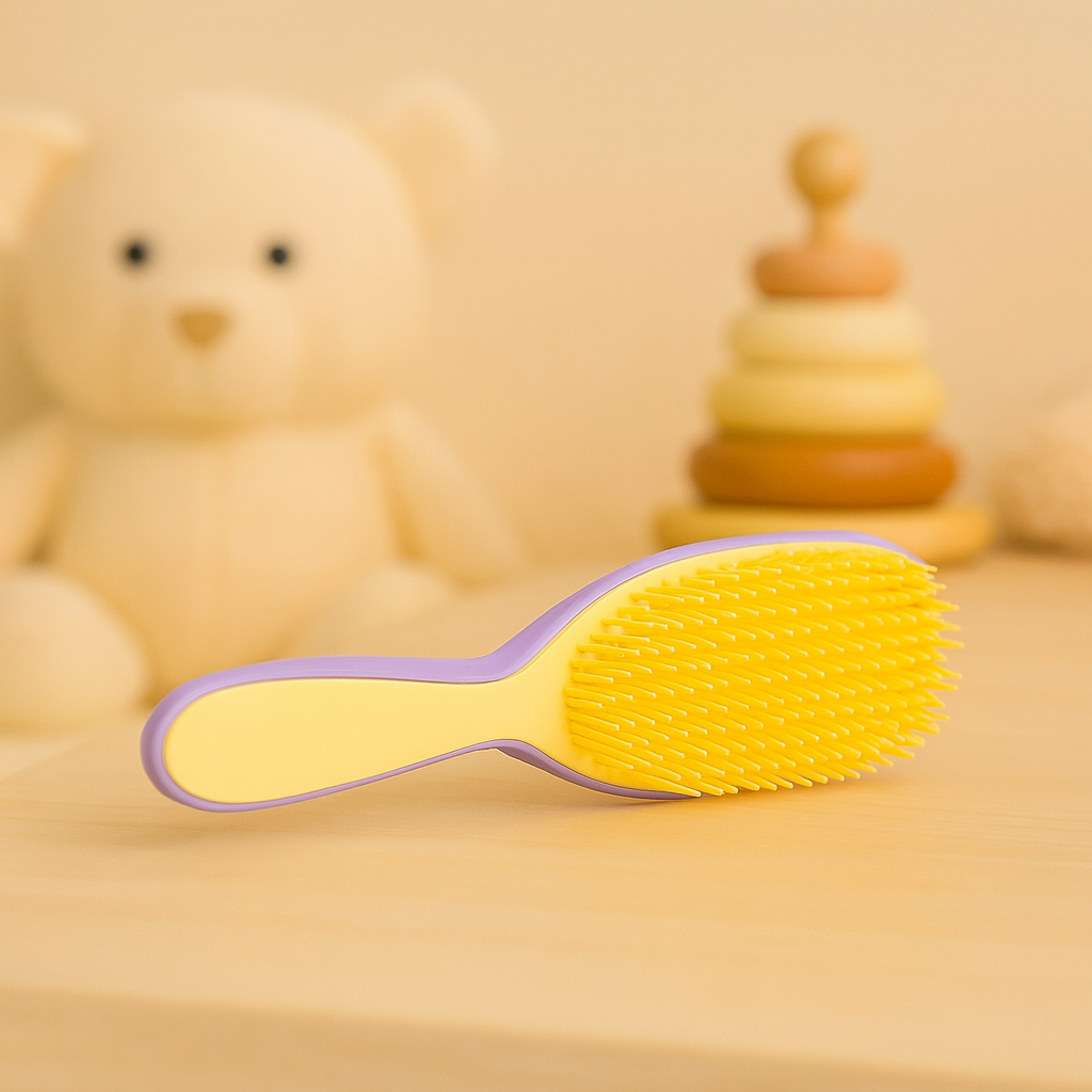 Brosse démêlante -Edition Nuage Doux-L’indispensable des premiers soins capillaires