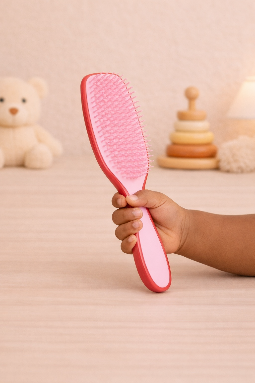 Brosse démêlante -Edition Nuage Doux-L’indispensable des premiers soins capillaires