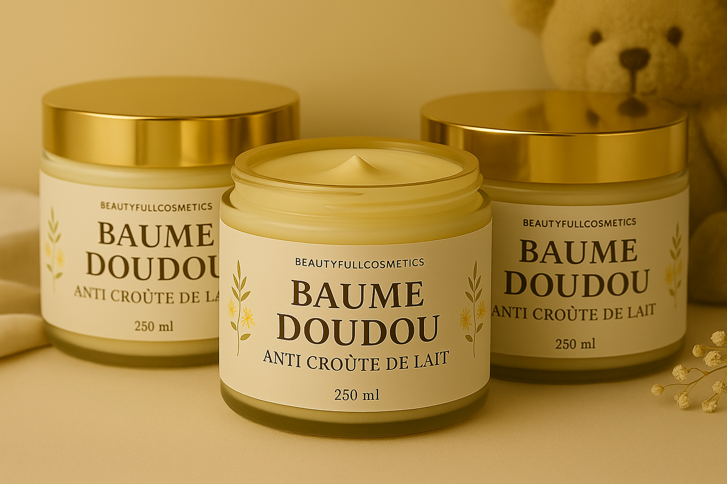 Doudou Balm - Anti-cradle cap - Can be used from 1 month