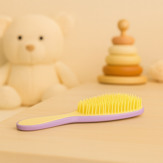 Brosse démêlante -Edition Nuage Doux-L’indispensable des premiers soins capillaires