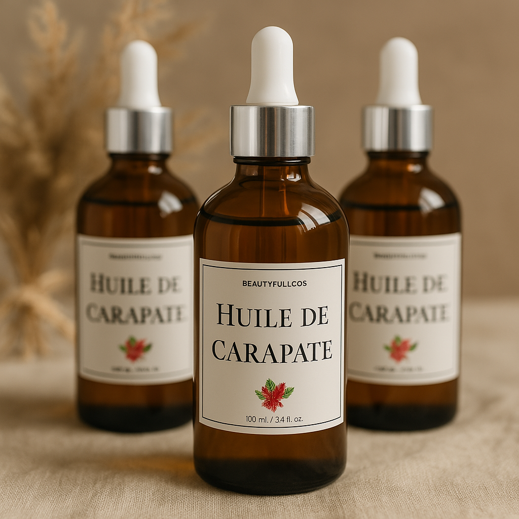 100% Natural Pure Carapate Oil (Black Castor) - Growth &amp; Strength